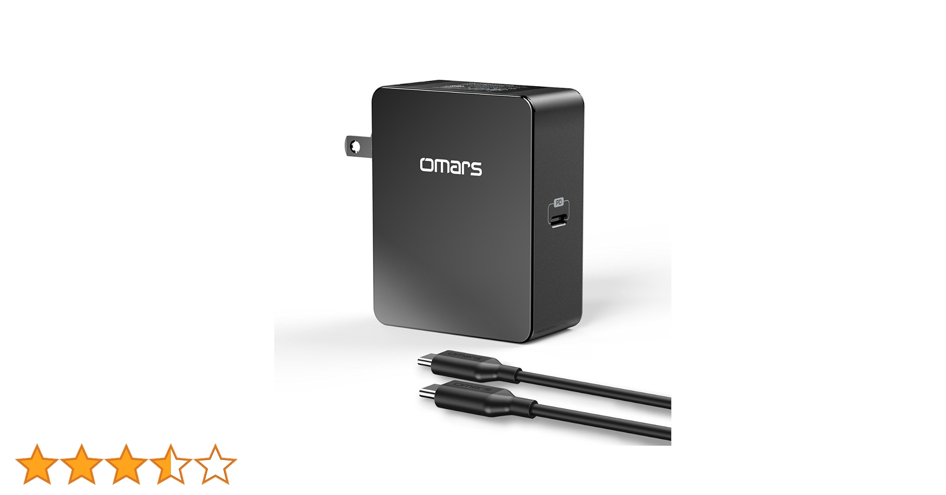 Amazon | PD充電器 USB C 60W Omars | Omars | AC式充電器
